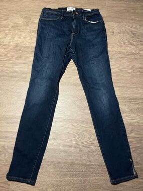 Frame Denim Le High Skinny Jeans High-Rise Women’s Size 28 Dark Wash Blue